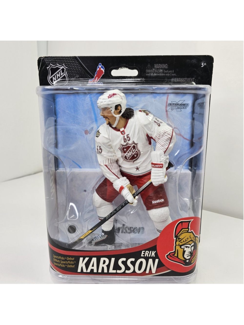 SEALED Mcfarlane NHL Erik Karlsson Ottawa Senators Series 33 Bronze Figure NEW